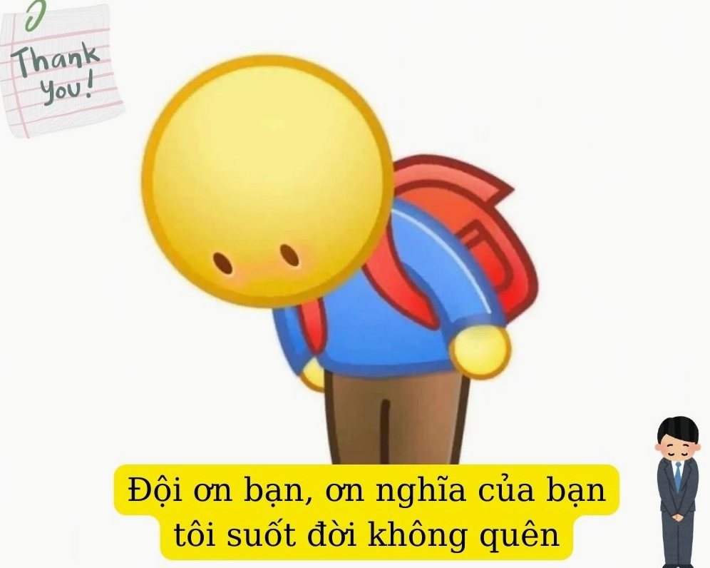 Hình ảnh mang thông điệp đội ơn sâu sắc và vô cùng hài hước