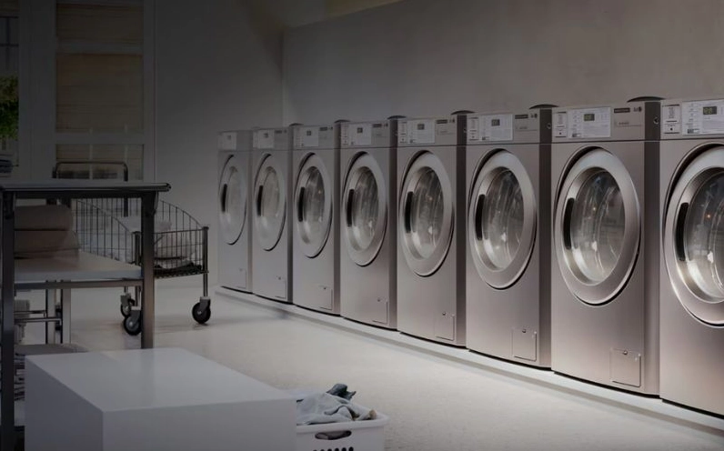 Hình ảnh máy giặt công nghiệp LG dùng cho khách sạn và bệnh viện