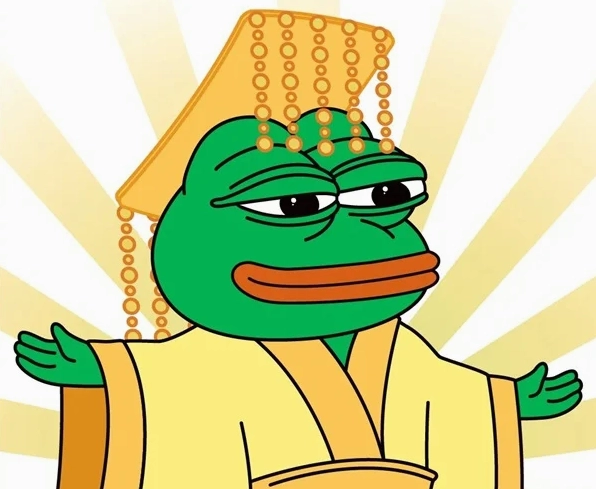 Hình ảnh meme con ếch xanh đang trầm ngâm suy nghĩ