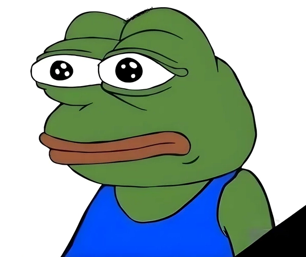 Hình ảnh meme ếch xanh buồn hiu hắt