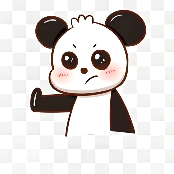 Hình ảnh meme gấu trúc từ chối hài hước