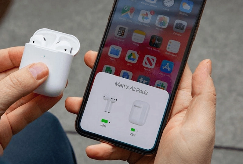 Hình ảnh minh họa khả năng kết nối Airpod với điện thoại và các thiết bị ngoại vi khác