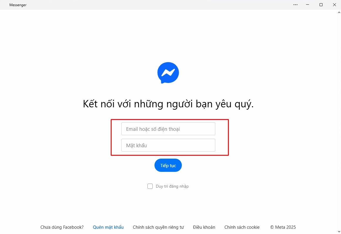 Hình ảnh minh họa quá trình tải Facebook về máy tính hoàn tất và sẵn sàng sử dụng
