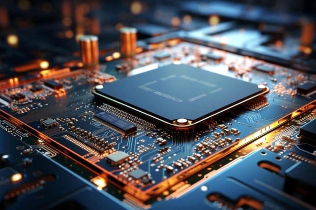 Hình ảnh minh họa về bộ vi xử lý trung tâm CPU của máy tính