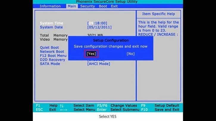 Hình ảnh mô tả giao diện quá trình reset trên laptop hiệu quả