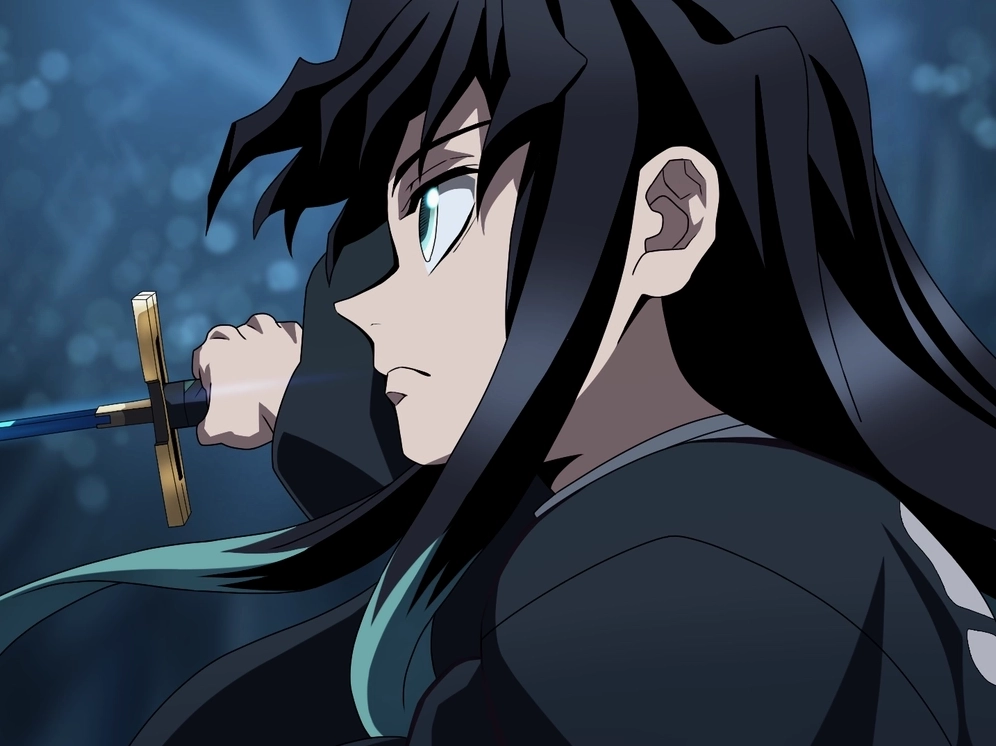 Hình ảnh muichiro cute trong một khoảnh khắc hiếm hoi