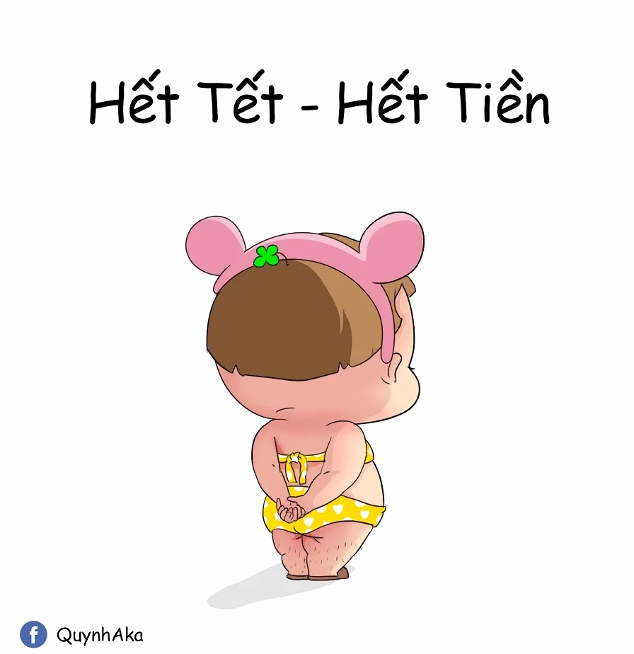 Hình ảnh thốt lên câu cửa miệng kinh điển hết tiền rồi của giới trẻ