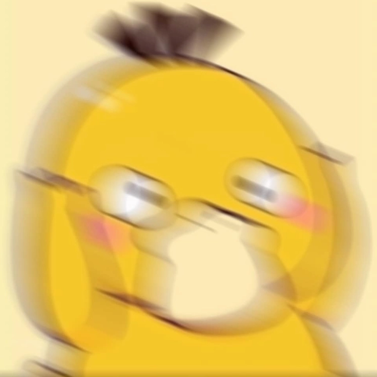 Hình ảnh vịt meme run sợ toát mồ hôi hột