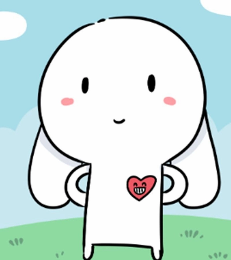 Hình avatar thỏ bảy màu cực bựa và lầy