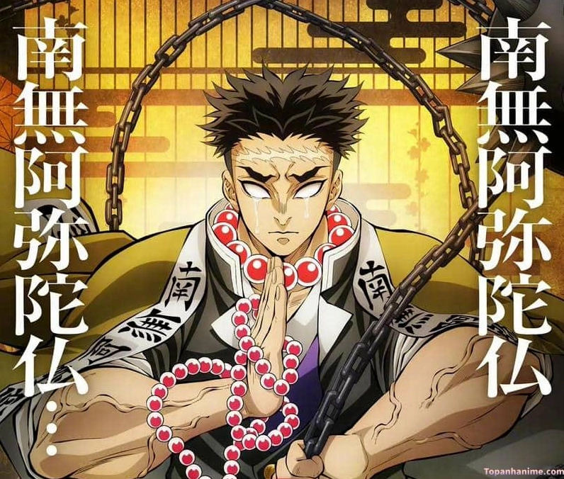 Hình nền Nham Trụ Gyomei chiến đấu trong đêm tối