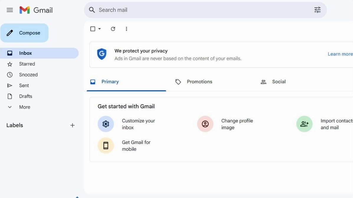Hướng dẫn chi tiết cách tạo gmail trên laptop nhanh chóng và đơn giản nhất năm 2026 23 Hoàn tất và bắt đầu sử dụng Gmail