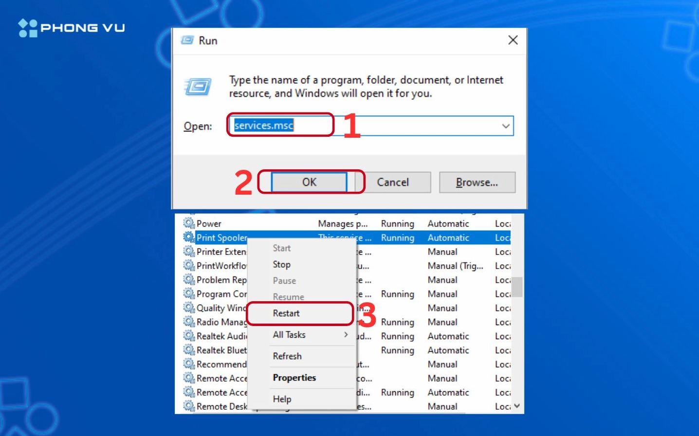 Hướng dẫn các bước sửa lỗi máy in không nhận lệnh in hiệu quả