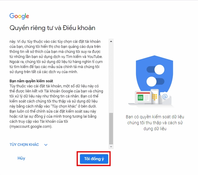 Hướng dẫn chi tiết cách tạo gmail trên laptop nhanh chóng và đơn giản nhất năm 2026 19 Hướng dẫn các chi tiết cách tạo tài khoản email Gmail trên máy tính