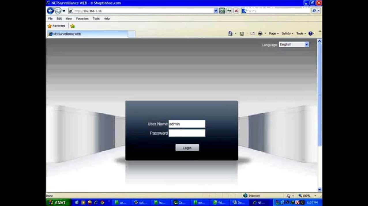 Hướng dẫn cách kết nối đầu thu camera với máy tính qua switch mạng