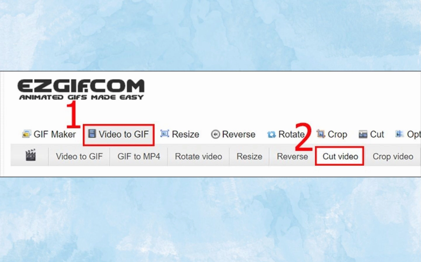 hướng dẫn dùng phần mềm Resize Animated GIF để cắt video trên máy tính