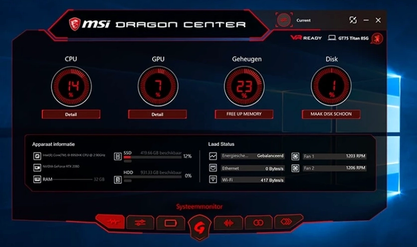 Hướng dẫn thao tác bật đèn bàn phím cho máy tính xách tay MSI