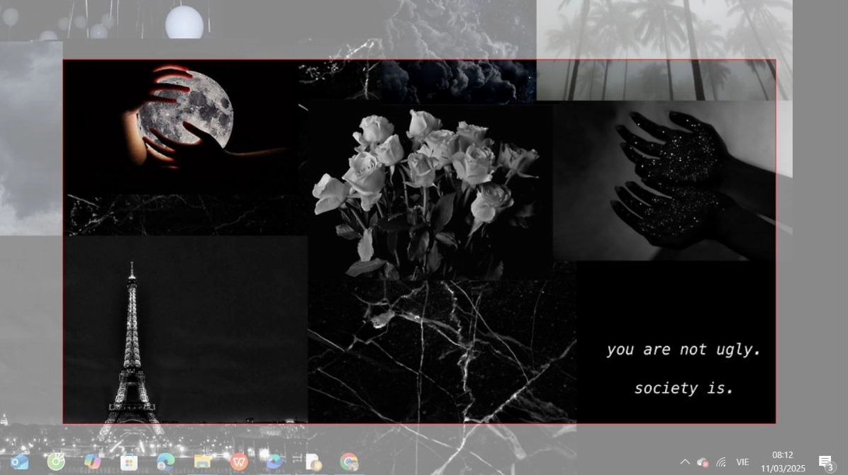 Kéo chuột để chọn vùng màn hình