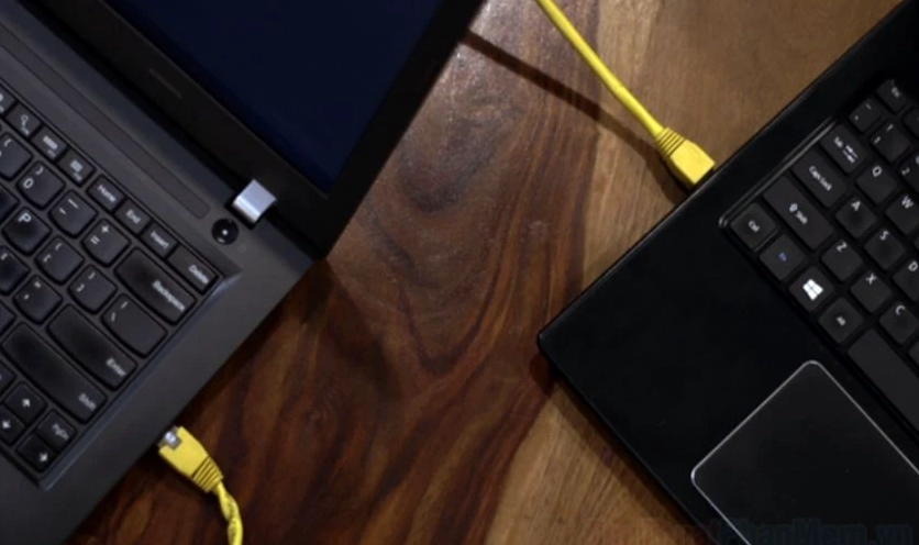 Hướng dẫn chi tiết cách truyền dữ liệu giữa 2 máy tính laptop hiệu quả nhất 5 Kết nối cả hai máy tính với cáp LAN