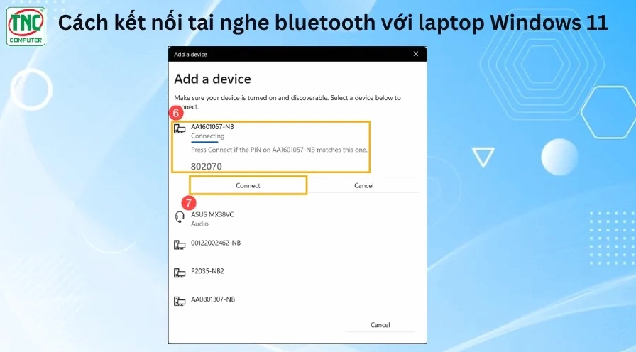 kết nối tai nghe bluetooth với máy tính