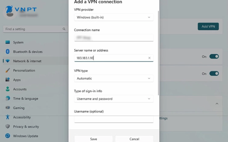 Hướng dẫn chi tiết cách bật VPN trên laptop nhanh chóng và an toàn 20 Kết nối VPN trên Windows 11