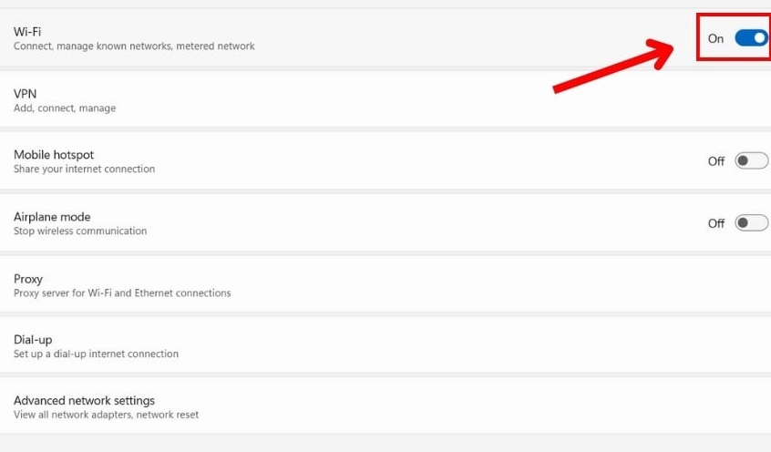 Kết nối WiFi cho laptop Windows 10, 11