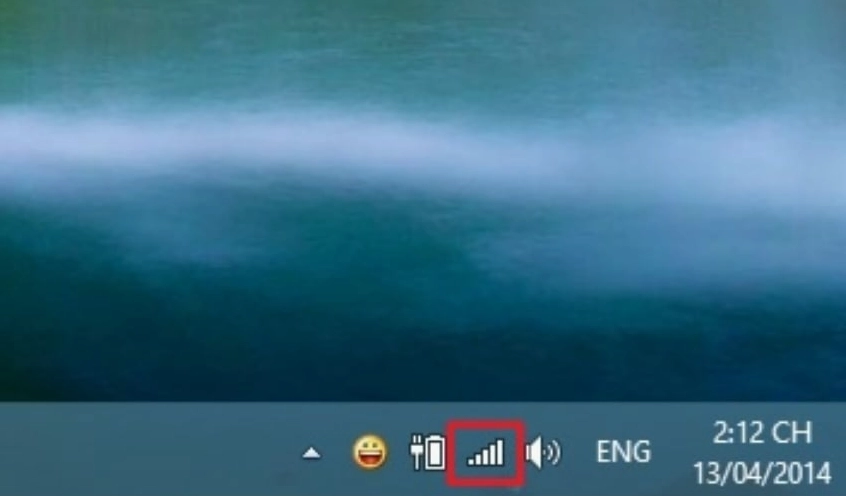 Kết nối WiFi cho laptop Windows 8