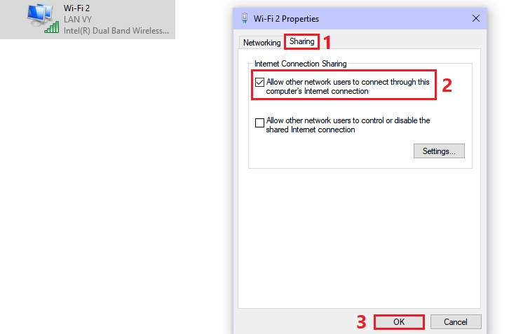 Hướng dẫn chi tiết cách phát wifi từ laptop cực kỳ đơn giản và hiệu quả nhất 27 Khắc phục thành công sự cố mạng máy tính