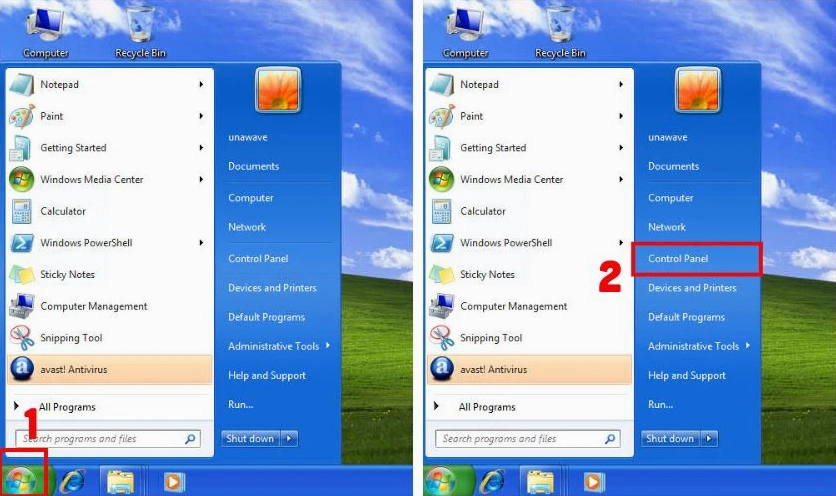 Hướng dẫn chi tiết cách kết nối bluetooth laptop với loa nhanh chóng và hiệu quả 12 Khởi động tìm và chọn Control Panel