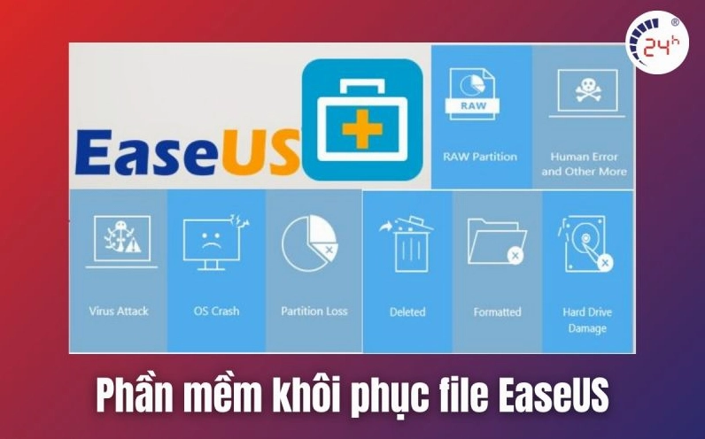 Hướng dẫn chi tiết cách lấy lại dữ liệu đã xóa trên laptop cực kỳ hiệu quả 10 Khôi phục file đã xóa vĩnh viễn bằng Phần mềm EaseUS chuyên nghiệp