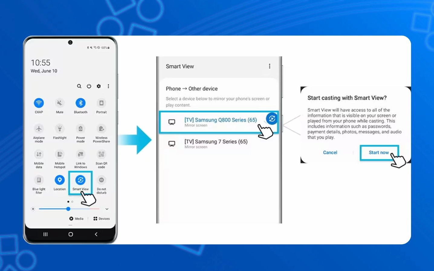Hướng dẫn chi tiết cách chiếu màn hình điện thoại lên laptop nhanh chóng và ổn định 11 Kích hoạt chiếu màn hình từ điện thoại