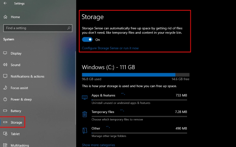 Hướng dẫn chi tiết cách dọn rác laptop an toàn và tăng tốc độ xử lý nhanh nhất năm 2026 20 Kích hoạt tính năng Storage Sense tự động