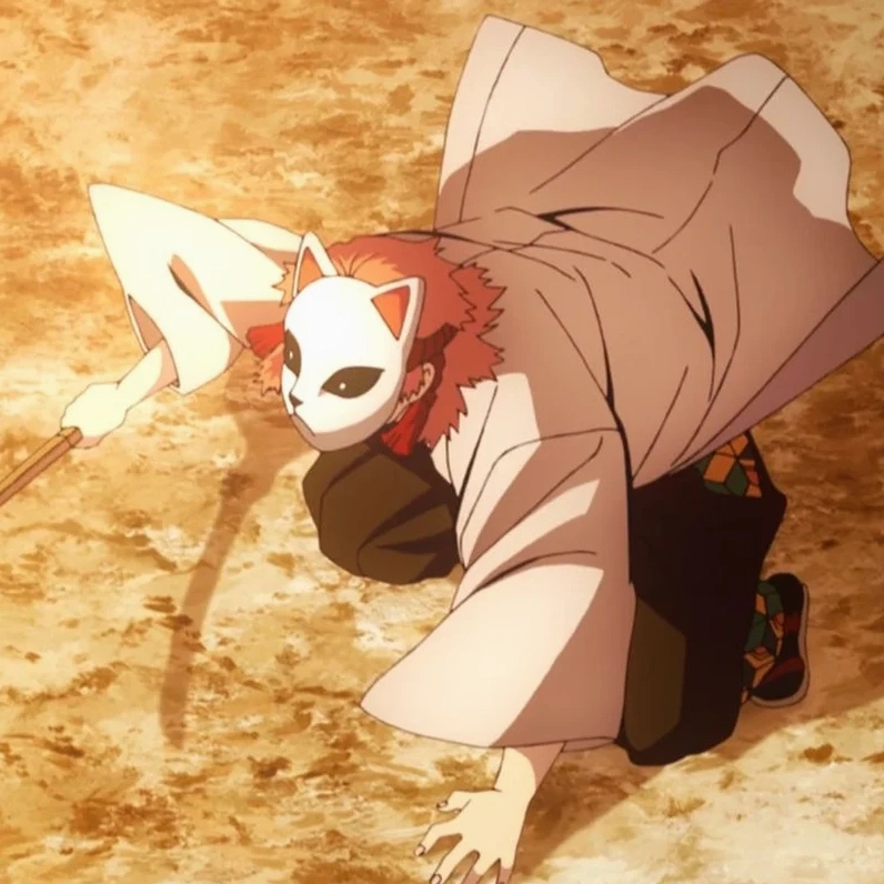 Kiếm của Sabito sắc bén và chuẩn xác hạ gục đối thủ