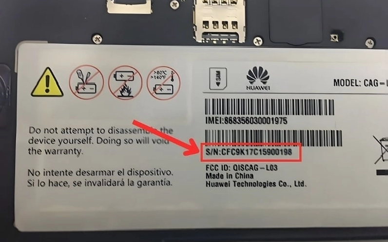 Hướng dẫn chi tiết cách kiểm tra model laptop nhanh chóng và chuẩn xác nhất 4 Kiểm tra các thông tin quan trọng trên tem dán vật lý của máy tính xách tay