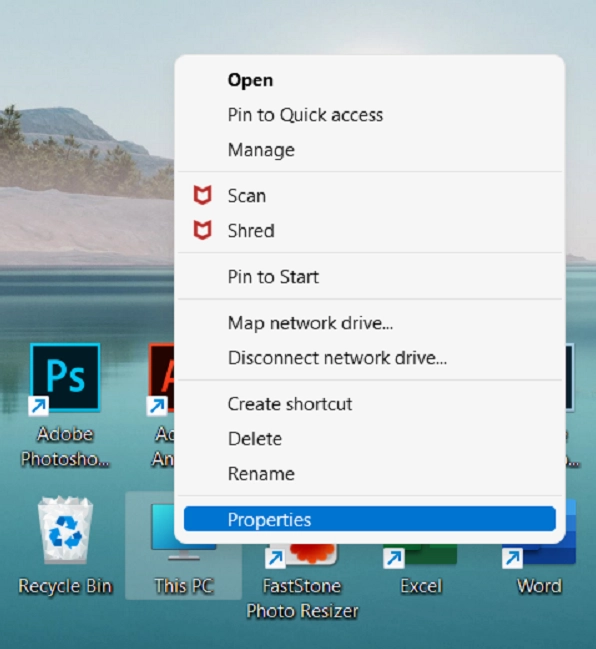 Kiểm tra tên máy tính, laptop trên máy Windows