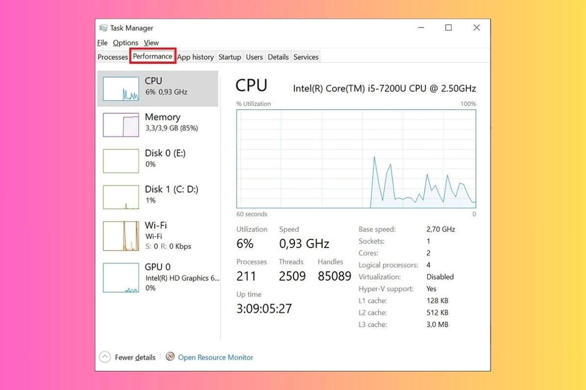 Kiểm tra thông số cấu hình phần cứng trên laptop