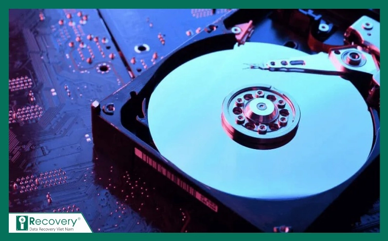 Linh kiện bên trong cấu tạo cơ học của một ổ cứng HDD