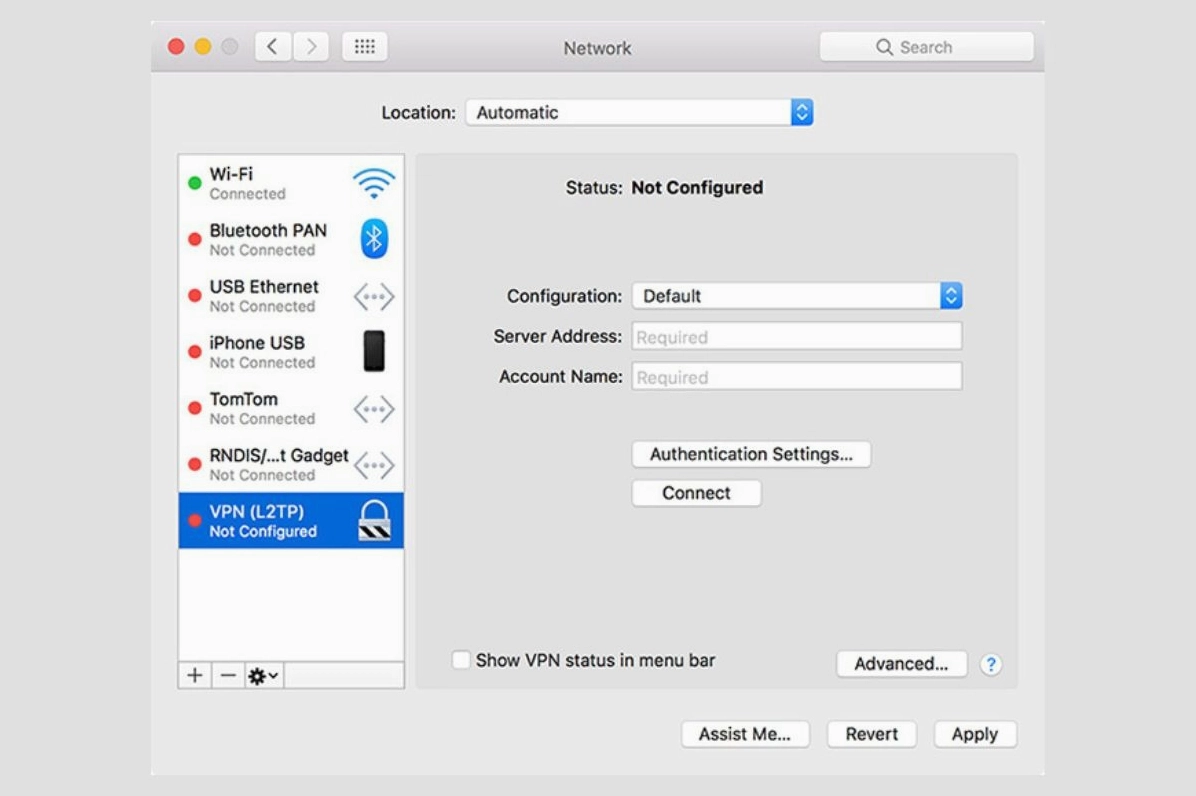 Hướng dẫn chi tiết cách đổi vpn trên laptop an toàn và hiệu quả nhất 12 MacOS tích hợp sẵn tính năng VPN giúp kết nối dễ dàng