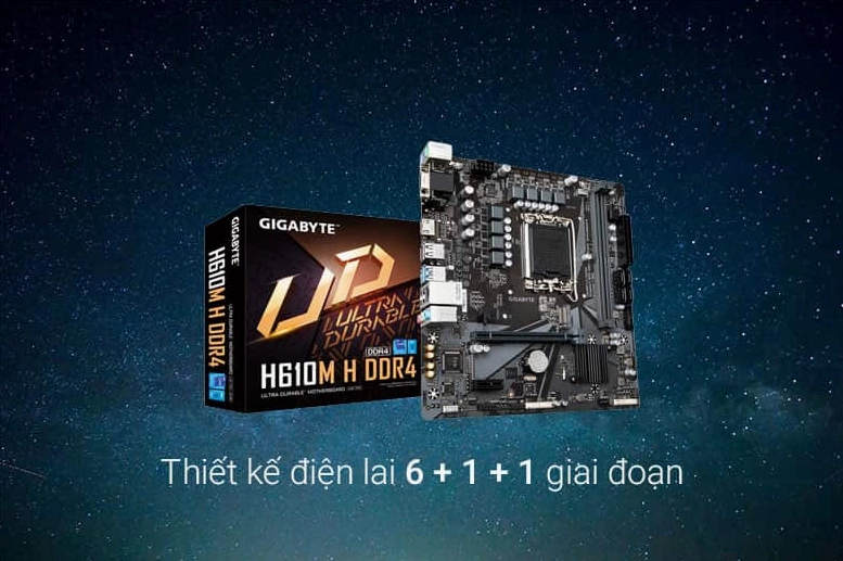 Main H610m hỗ trợ CPU nào và đặc điểm nổi bật