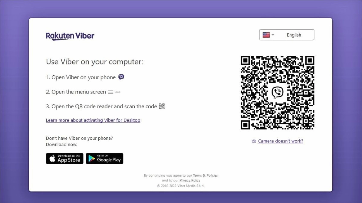 Màn hình máy tính hiển thị mã QR để người dùng kết nối tài khoản từ điện thoại