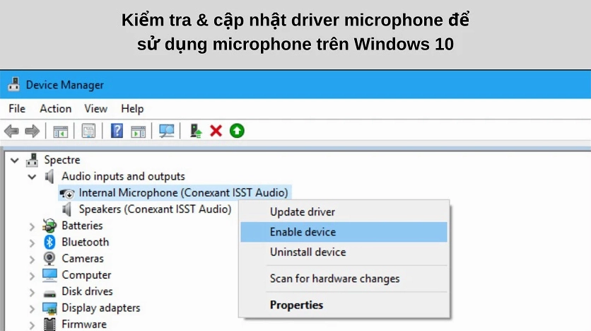 máy tính không nhận microphone win 7