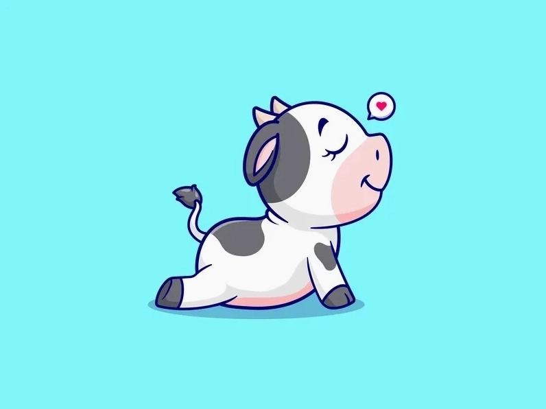 Meme con bò cười ngộ nghĩnh thích hợp cho fan động vật