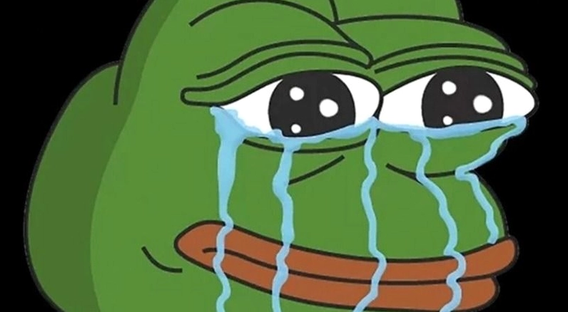 Meme ếch xanh buồn thiu chán nản