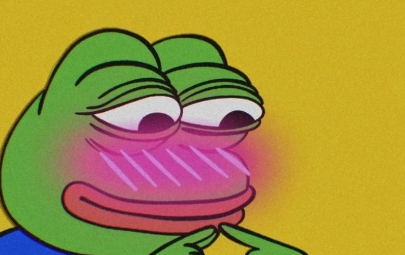 Meme ếch xanh cười khẩy tự mãn