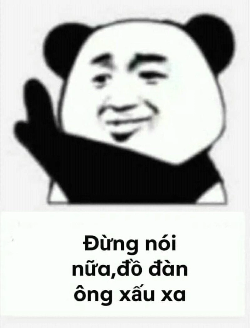 Meme gấu trúc hành động mệt mỏi