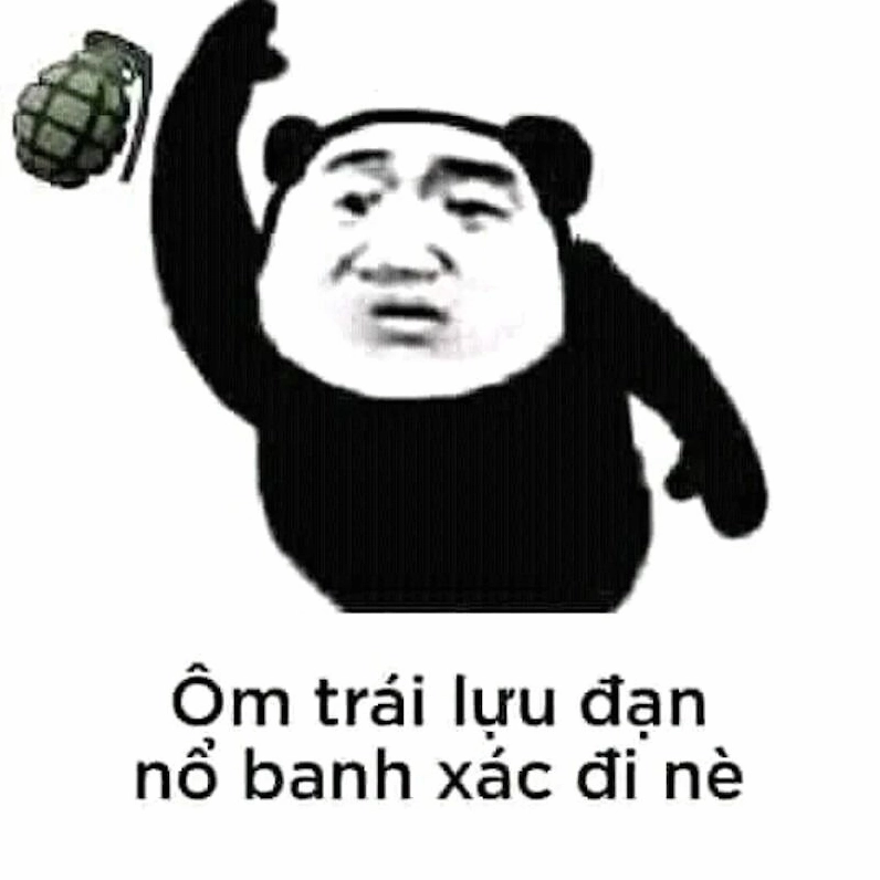 Meme gấu trúc hiện đại ngầu lòi