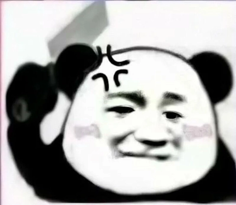 Meme gấu trúc hiện đại vẫy tay