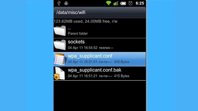 Hướng dẫn chi tiết cách dò pass wifi trên laptop nhanh chóng và chính xác nhất năm 2026 24 Minh họa bước hai sử dụng trình quản lý tệp tin