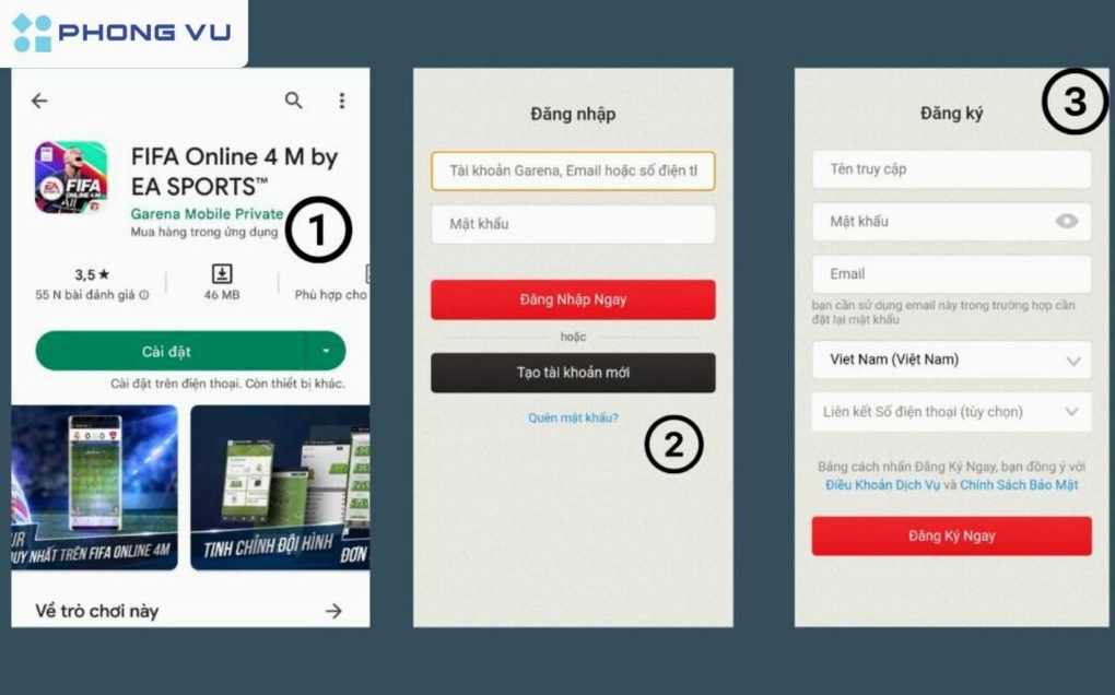 Hướng dẫn chi tiết cách tải fifa trên laptop an toàn và hiệu quả nhất năm 2026 36 Minh họa thao tác cài đặt và chơi game trực tiếp trên thiết bị di động thông minh