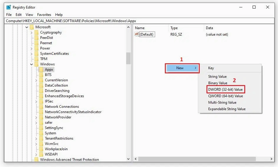 Minh họa việc vô hiệu hóa một ứng dụng trong thẻ Startup của công cụ Task Manager