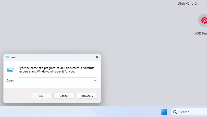 Hướng dẫn chi tiết cách cài webcam cho laptop cực đơn giản tại nhà 16 Mở hộp thoại Run bằng cách nhấn tổ hợp phím Windows + R trên bàn phím